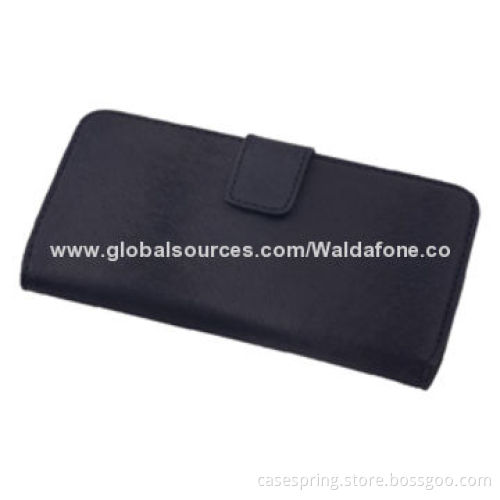 PU Leather Case for iPhone 6 with Two Credit Card Wallet Style, Special Designs